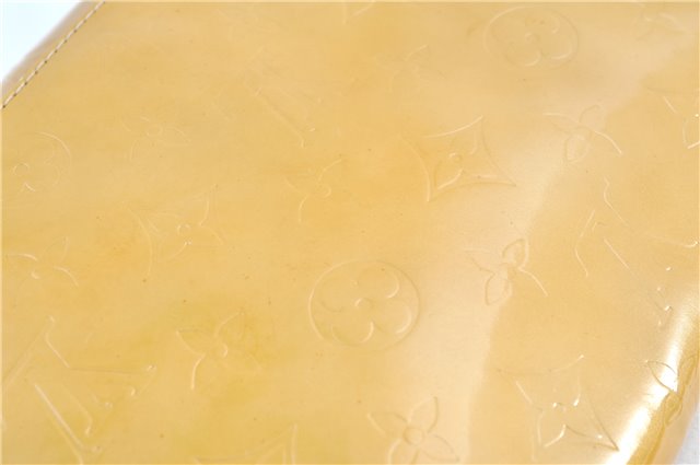 Auth Louis Vuitton Vernis Thompson Street Shoulder Bag Yellow M91008 LV H8582