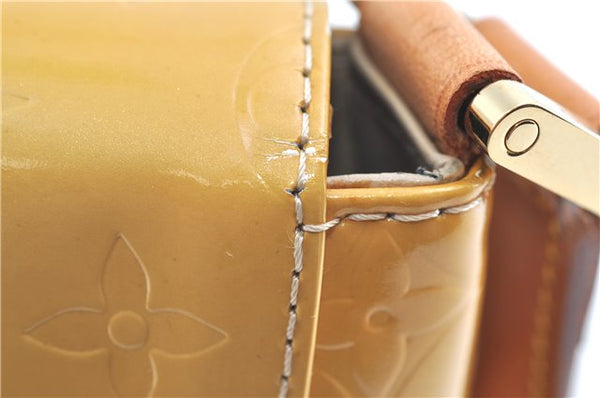 Auth Louis Vuitton Vernis Thompson Street Shoulder Bag Yellow M91008 LV H8582