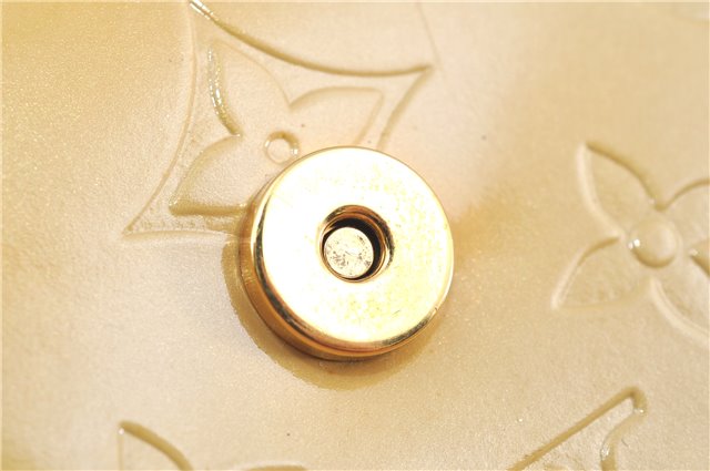 Auth Louis Vuitton Vernis Thompson Street Shoulder Bag Yellow M91008 LV H8582