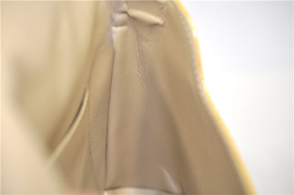 Auth Louis Vuitton Vernis Thompson Street Shoulder Bag Yellow M91008 LV H8582