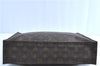 Authentic Louis Vuitton Monogram Sac Plat Hand Bag M51140 LV H8590