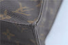 Authentic Louis Vuitton Monogram Sac Plat Hand Bag M51140 LV H8590