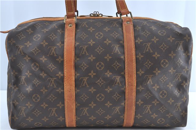 Authentic Louis Vuitton Monogram Sac Souple 45 Hand Boston Bag M41624 LV H8609