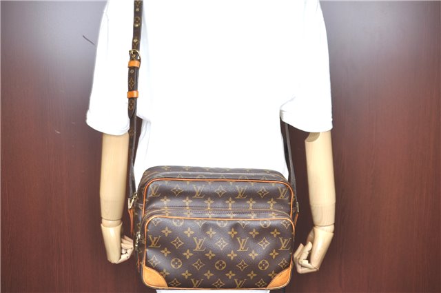 Authentic Louis Vuitton Monogram Nile Shoulder Cross Body Bag M45244 LV H8612