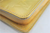 Auth Louis Vuitton Vernis Lexington Hand Bag Pouch Yellow M91056 LV H8617