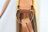 Auth Louis Vuitton Vernis Lexington Hand Bag Pouch Yellow M91056 LV H8617