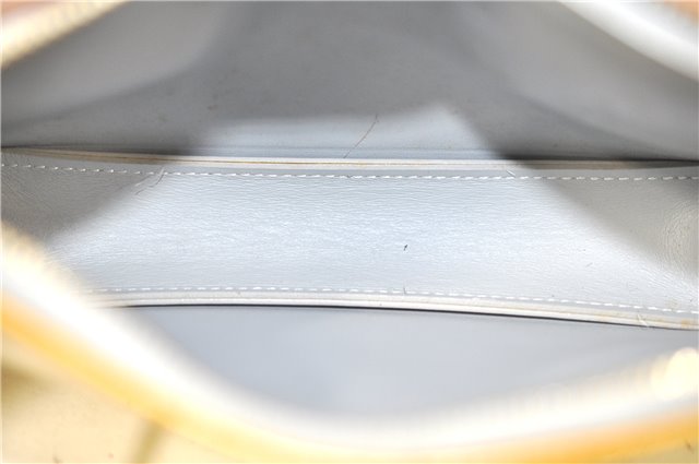 Auth Louis Vuitton Vernis Lexington Hand Bag Pouch Yellow M91056 LV H8617