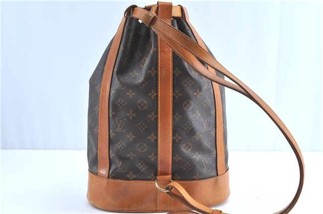 Authentic Louis Vuitton Monogram Randonnee PM Shoulder Bag M42243 LV H8643