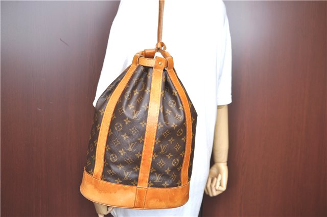 Authentic Louis Vuitton Monogram Randonnee PM Shoulder Bag M42243 LV H8643