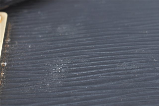 Authentic Louis Vuitton Epi Sellier Dragonne Clutch Bag Black M52612 LV H8645