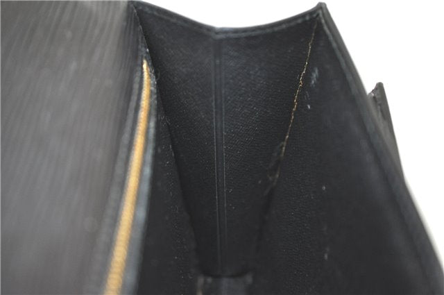 Authentic Louis Vuitton Epi Sellier Dragonne Clutch Bag Black M52612 LV H8645