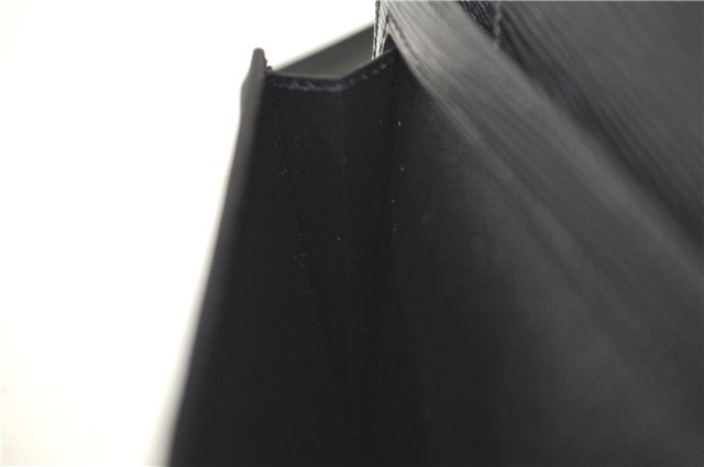 Authentic Louis Vuitton Epi Sellier Dragonne Clutch Bag Black M52612 LV H8645