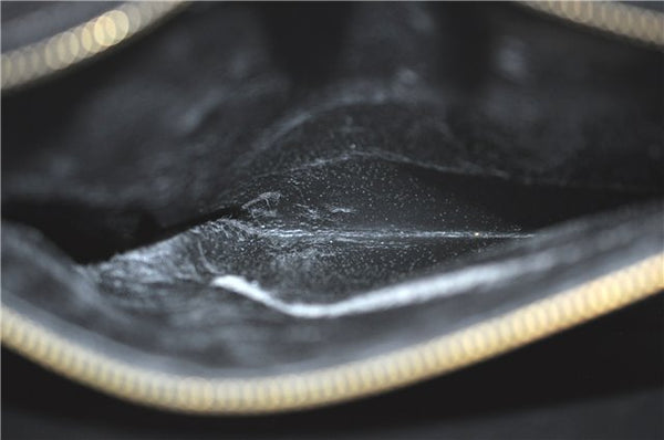 Authentic Louis Vuitton Epi Sellier Dragonne Clutch Bag Black M52612 LV H8645