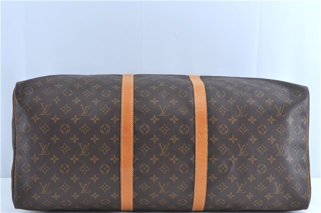 Authentic Louis Vuitton Monogram Keepall 60 Boston Bag M41412 LV H8656