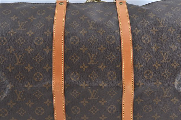 Authentic Louis Vuitton Monogram Keepall 60 Boston Bag M41412 LV H8656