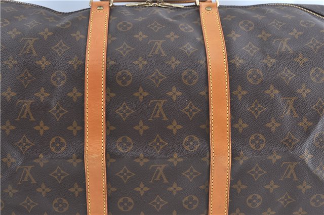 Authentic Louis Vuitton Monogram Keepall 60 Boston Bag M41412 LV H8656