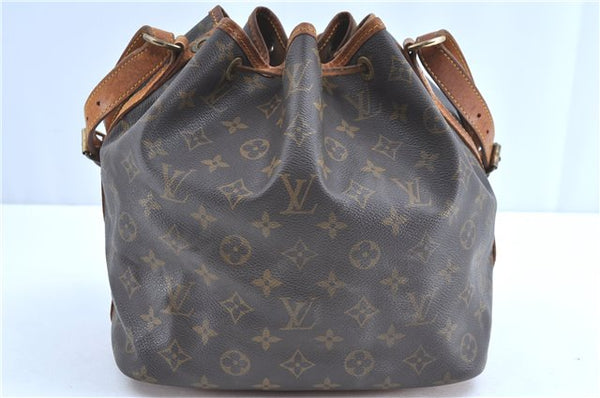 Authentic Louis Vuitton Monogram Petit Noe Shoulder Bag M42226 LV H8669