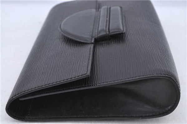 Authentic Louis Vuitton Epi Chaillot Clutch Bag Black M52542 LV H8675