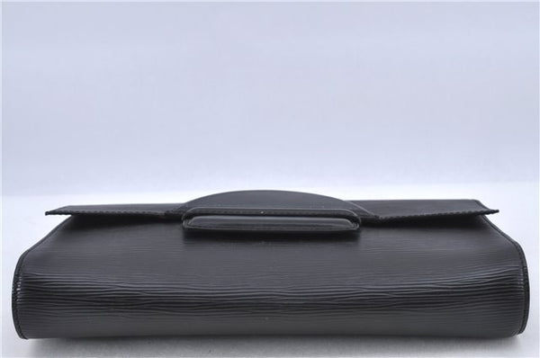 Authentic Louis Vuitton Epi Chaillot Clutch Bag Black M52542 LV H8675