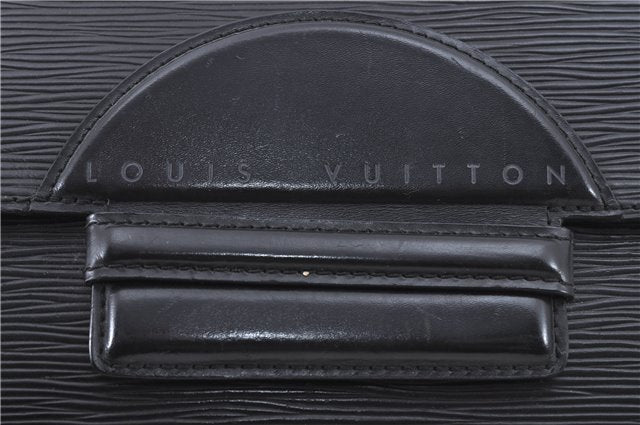 Authentic Louis Vuitton Epi Chaillot Clutch Bag Black M52542 LV H8675