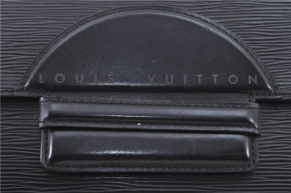 Authentic Louis Vuitton Epi Chaillot Clutch Bag Black M52542 LV H8675