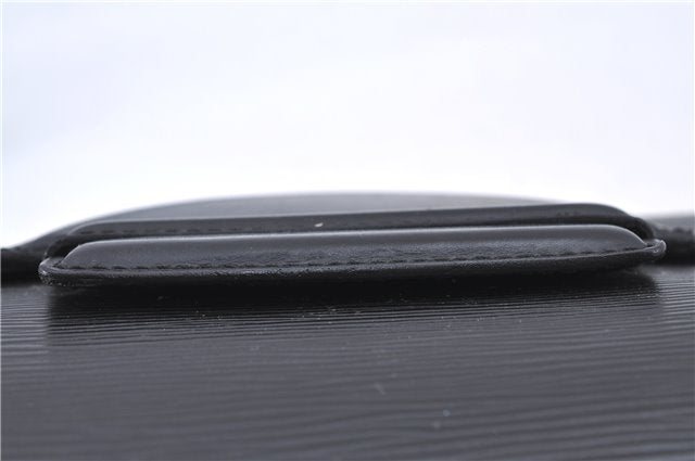 Authentic Louis Vuitton Epi Chaillot Clutch Bag Black M52542 LV H8675