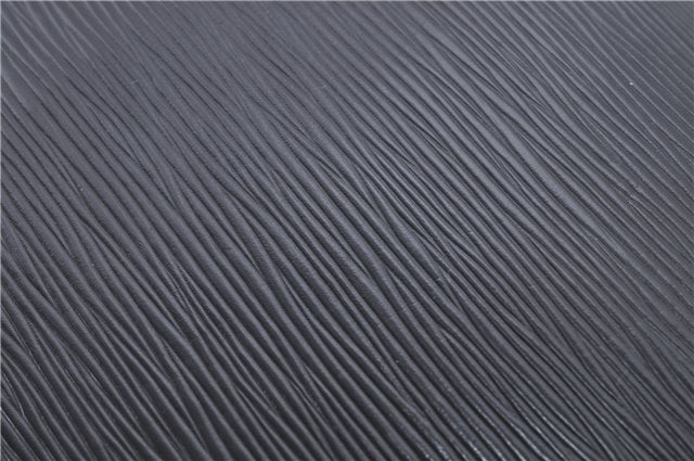 Authentic Louis Vuitton Epi Chaillot Clutch Bag Black M52542 LV H8675