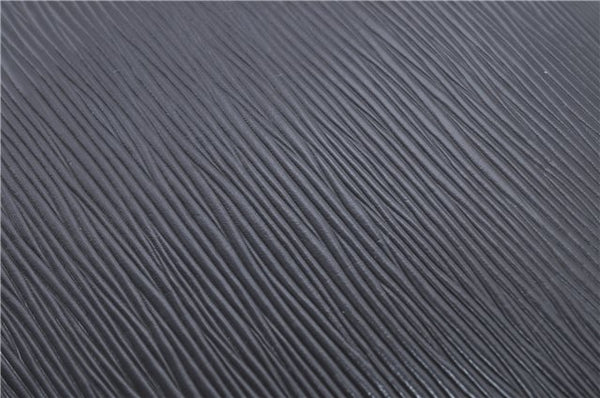 Authentic Louis Vuitton Epi Chaillot Clutch Bag Black M52542 LV H8675