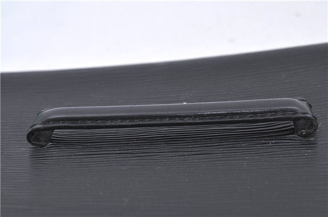Authentic Louis Vuitton Epi Chaillot Clutch Bag Black M52542 LV H8675
