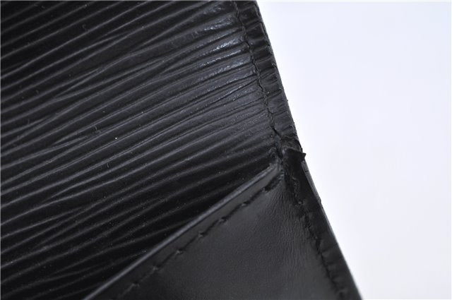 Authentic Louis Vuitton Epi Chaillot Clutch Bag Black M52542 LV H8675