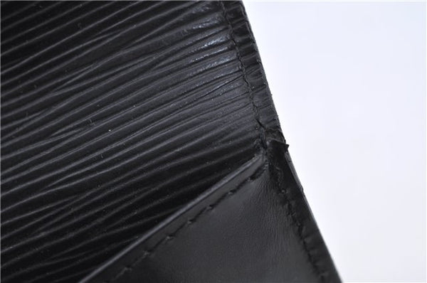 Authentic Louis Vuitton Epi Chaillot Clutch Bag Black M52542 LV H8675