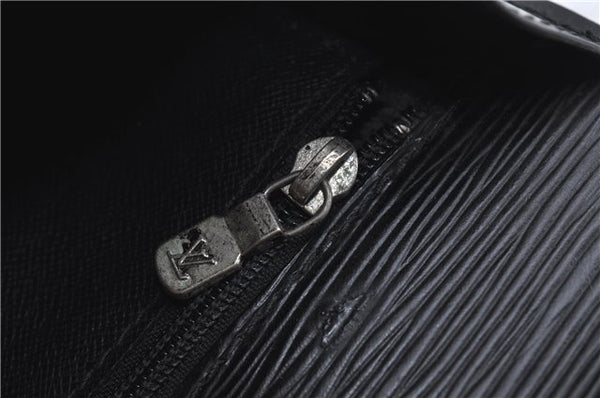 Authentic Louis Vuitton Epi Chaillot Clutch Bag Black M52542 LV H8675