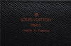 Authentic Louis Vuitton Epi Chaillot Clutch Bag Black M52542 LV H8675