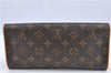 Authentic Louis Vuitton Monogram Pochette Twin GM Shoulder Bag M51852 LV H8677