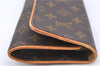 Authentic Louis Vuitton Monogram Pochette Twin GM Shoulder Bag M51852 LV H8677