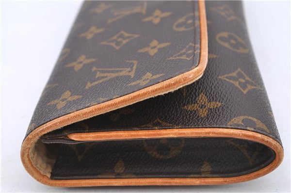 Authentic Louis Vuitton Monogram Pochette Twin GM Shoulder Bag M51852 LV H8677