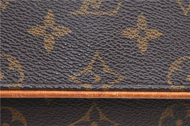 Authentic Louis Vuitton Monogram Pochette Twin GM Shoulder Bag M51852 LV H8677