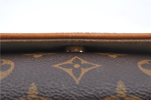 Authentic Louis Vuitton Monogram Pochette Twin GM Shoulder Bag M51852 LV H8677