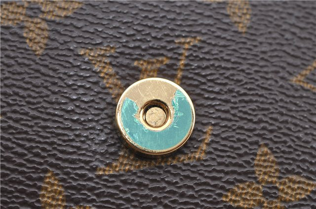 Authentic Louis Vuitton Monogram Pochette Twin GM Shoulder Bag M51852 LV H8677