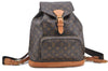 Authentic Louis Vuitton Monogram Montsouris GM Backpack M51135 LV H8680