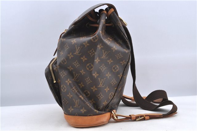 Authentic Louis Vuitton Monogram Montsouris GM Backpack M51135 LV H8680