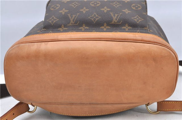 Authentic Louis Vuitton Monogram Montsouris GM Backpack M51135 LV H8680