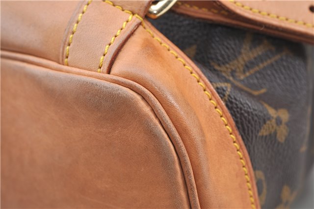 Authentic Louis Vuitton Monogram Montsouris GM Backpack M51135 LV H8680