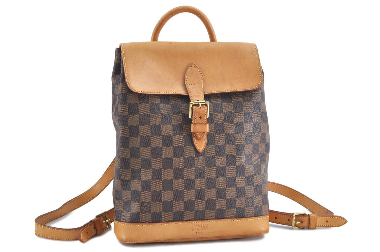 Authentic Louis Vuitton Damier Arlequin Backpack N99038 LV H8682