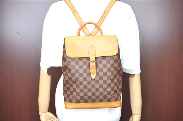Authentic Louis Vuitton Damier Arlequin Backpack N99038 LV H8682