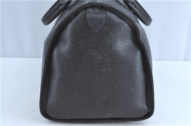 Authentic Louis Vuitton Epi Speedy 30 Hand Bag Black M59022 LV H8683