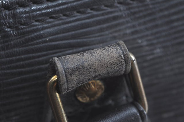 Authentic Louis Vuitton Epi Speedy 30 Hand Bag Black M59022 LV H8683