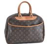 Authentic Louis Vuitton Monogram Deauville Hand Bag M47270 LV H8689