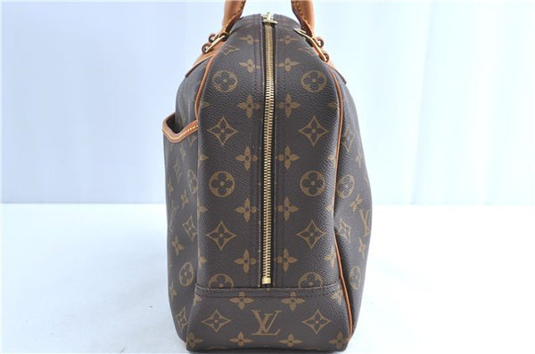 Authentic Louis Vuitton Monogram Deauville Hand Bag M47270 LV H8689