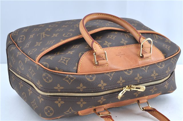 Authentic Louis Vuitton Monogram Deauville Hand Bag M47270 LV H8689